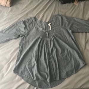 Lauren Conrad Chambray Button Down - Large